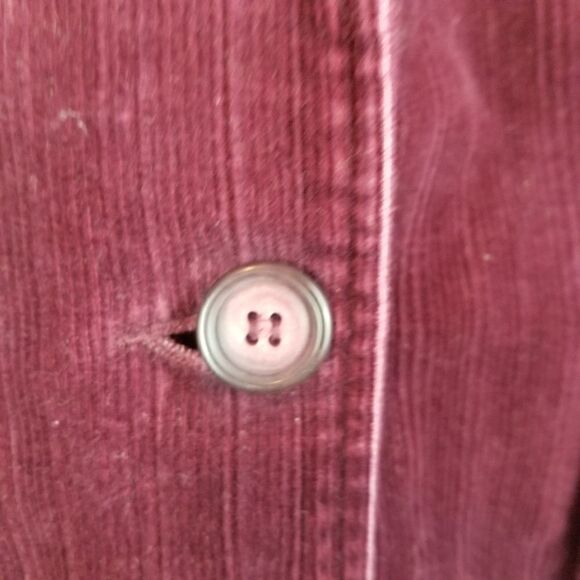 SONOMA " LIFE &STYLE" PETITE STRETCH SIZE PXL. BURGANDY. COTTON, SPANDEX BLAZER - Picture 13 of 15